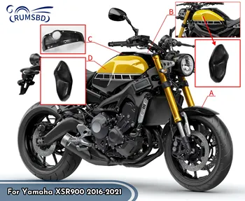 XSR 900 Motociklo Centras Naftos Dujų Bako Dangtelis Yamaha XSR900 2016-2021 2020 m. į Kairę ir Dešinę Pusę Degalų bako Dangtelį Gaubtas Raštas Lauktuvės