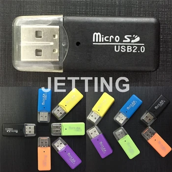 Karšto Pardavimui, Mini USB, SD/MMC Atminties Kortelių Skaitytuvą, 480Mbps Kompiuterių Nešiojamas USB Kortelę, Lašas Laivybos