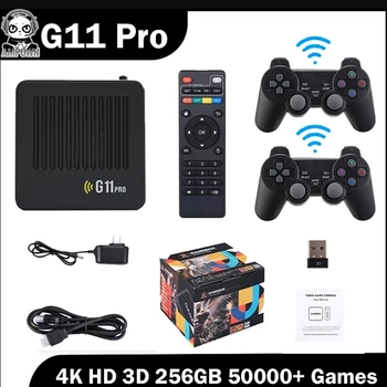 G11 Pro TV Set-top Box Žaidimų Konsolės Dual Sistema 