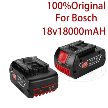 2021 18V 18000mah daugkartinio Įkrovimo Baterija Bosch 18V Baterija Atsargine, 6.0 A Nešiojamų Pakeisti Bosch BAT609 lemputė