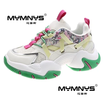 Nauja high-end italijos MYMNYS prekės ženklo moterų batai, mados ir laisvalaikio bateliai, laisvalaikio sportiniai bateliai, lauko bėgimo bateliai