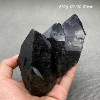 100% natūralus epidote lauko špato kristalas rūdos pavyzdys juoda kristalų Shandong, Kinija
