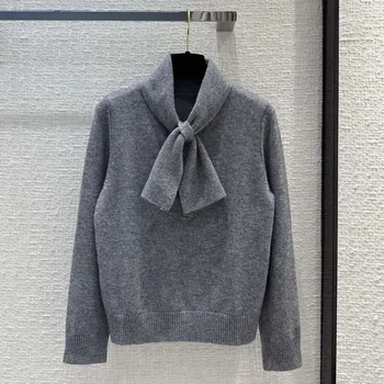 Kašmyro megztinis, aukštos kokybės, madingi temperamentas, plonas, plonas, minkštas ir patogus 2023 rudenį moterų karšto naujas