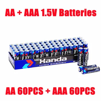 AA AAA Nr. 7/5 anglies cinko manganese1.5v vaikų žaislas įprasta R6 R03dry baterija šaltinis didmeninė gamintojas Nr. 5/7 baterija
