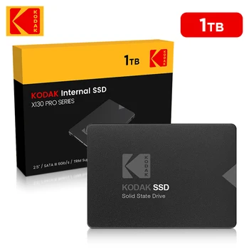 10vnt Kodak Valstybės Kietąjį Diską 128/240/256/480/512 GB/1 TB 2.5 Colių SATA 3 550MB/S SSD (Solid State Drives Disko Nešiojamas/Desktop/VNT
