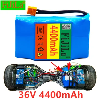 Naujas 36v ličio-jonų baterija 4400 mAh 4.4 AH baterijos elektros savarankiškai siurbimo hoverboard unicycle