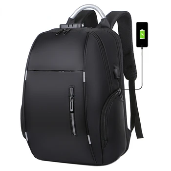 Vyrai Kuprinės Anti-Theft 22L USB Įkrovimo Kelionės Backpack 15.6 Colių Nešiojamas Kuprinės Vyrų Vandeniui Lauko Sporto Mokykla Krepšiai