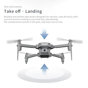 Mini Drone Kamera S17 4K Šešėlis Pikselių HD Wifi FPV Sulankstomas, su Kelių greičių RC Sraigtasparnis Aukščio Laikyti vaiko Žaislai, Elektronika