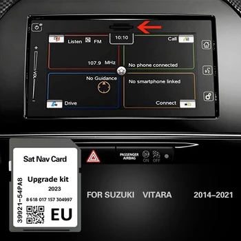 Už Suzuki VITARA 2014 iki 2021 m. Žemėlapis SD Kortelę Slda 2023 Naujos Versijos Atnaujinimas Navigacijos Prancūzija Suomija Ispanija