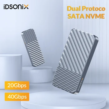 iDsonix M. 2 SSD Atveju NVMe 3.0 Dual Protokolo Atveju SATA Kietąjį Diską Talpyklos 10Gbps Už Klavišą M M&B Klavišą PCIe Priemonė, Nemokamai, Su 