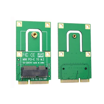 NGFF Mygtuką Prie Mini PCI-E Adapteris Keitiklis Plėtros Kortelę M2 Klavišą NGFF E Sąsaja M2 Wireless Modulis Intel
