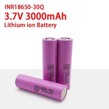 100% Originalas 1/20PCS INR18650 30Q 18650 Li-ion Įkraunama Baterija 3.7 V 3000mAh Tinka Elektrinis Dviratis Paspirtukas Baterija