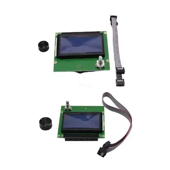 12864 Ekranas LCD Ekrano Modulis Kontrolės Valdybos RAMPOS 1.4 Ender 3 Series /CR10/10s/s4/s5 Rankenėlę su Laidu Komplektas Dropship