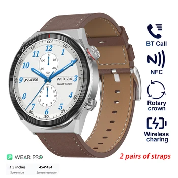 DT3 Mate Smart Žiūrėti Vyrams, 1.5 Colių HD Ekraną, NFC Smartwatch Moterų Laikrodis Vyrams, Žiūrėti Skaitmenine GPS Tracker Fitneso Apyrankė