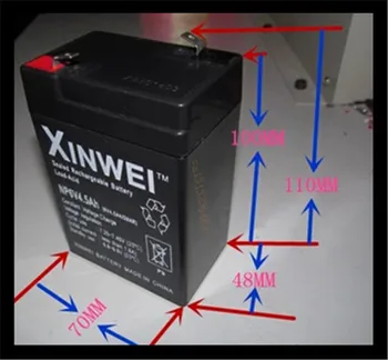 Nemokamas pristatymas 6 V 4.5 Ah švino rūgšties baterijos įkrovimo baterija (akumuliatorius