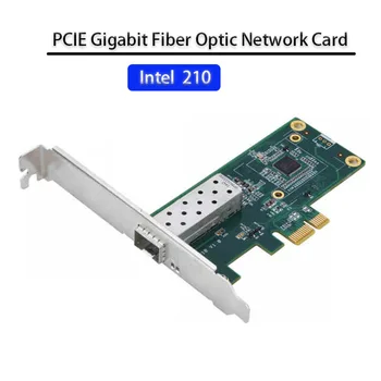 Žaidimas PCI-E Card computer accessories Pluošto lan Card for Desktop PC Gigabit Tinklo Kortelės adapterį Pluošto port SFP žaidimų prisitaikanti