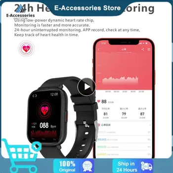 Pilnas Touch Screen Sporto Fitneso Žiūrėti Vyrai Moterys Smart Watch Kraujo Deguonies Stebėsenos Miego Stebėti Smartwatch Vyrai 