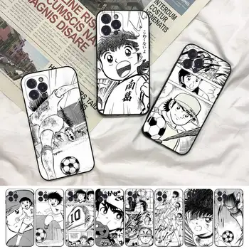 Anime Captain Tsubasa Telefono dėklas Skirtas iPhone 8 7 6 6S Plus X SE 2020 XR XS 14 11 12 13 Mini Pro Max Mobiliojo Atveju