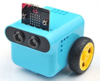 TPBot Automobilinis ：Protingas Automobilis Robotas Rinkinys mažoms:šiek tiek (be micro:bitų plokštė)