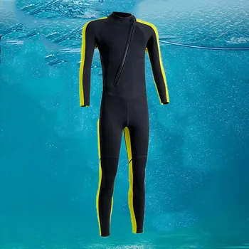 Vyriški Hidrokostiumą, 2mm Full Body ilgomis Rankovėmis maudymosi kostiumėlį Nemokamai-nardymo Medūzos Moterų maudymosi Kostiumėliai, Priekinis Užtrauktukas, Nardymo Įranga