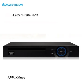 Aokwevision naują atvykimo XMeye Onvif H. 264/265 NVR 32ch 5MP tinklo vaizdo įrašymo paramos 32h 5MP / 32ch 1080P