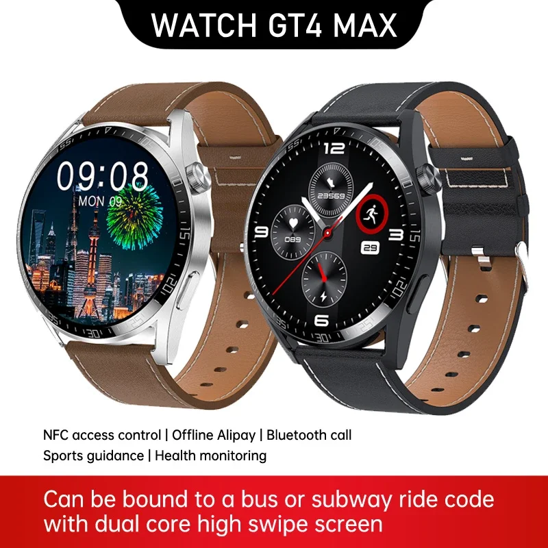 Smart Watch Vyrams Žiūrėti Skaitmeninę 1.5 Colių HD Ekraną, NFC Bevielio Įkrovimo už Nokia Lumia 540 650 550 720 535 430 630 635 730 7