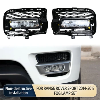 Priekiniai Rūko Žibintai Grilis / Priešrūkinis Žibintas, Skirtas Land Rover Range Rover Sport 2014-2017 L494 Priešrūkinis Žibintas Nustatyti Automobilių Reikmenys