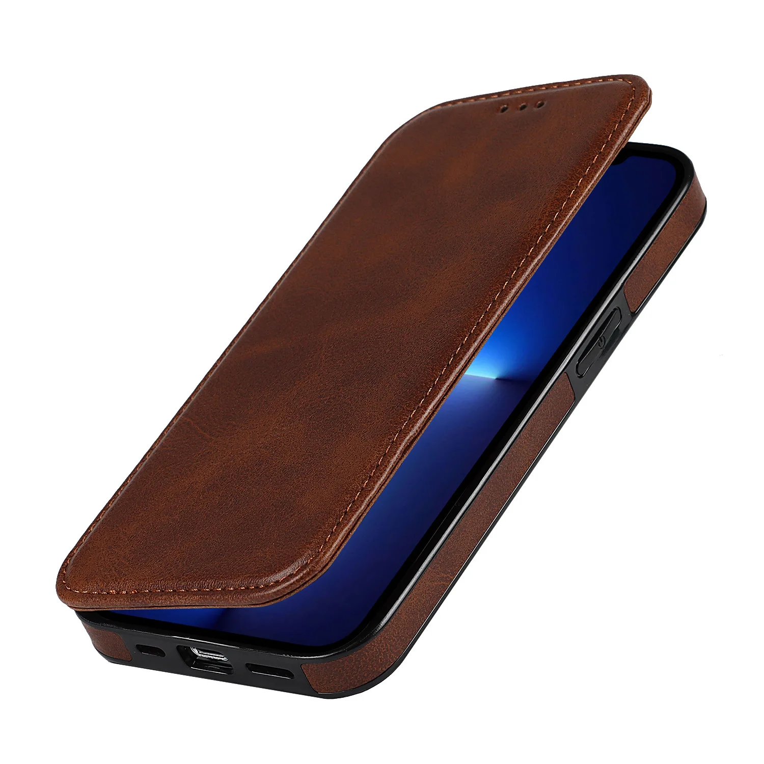 Premium Odinis Telefono dėklas, skirtas Samsung Galaxy Note, 20 S22 Ultra S23+ S20 S21 S10 Pastaba 10 9 Magnetinio Flip Dangtelis su Kortelės Turėtojo