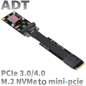M. 2 NVMe M raktas į mini-pcie ilgiklis pcie4.0 3.0 PCIe 3.0/4.0x1
